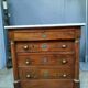 Commode empire à demi colonne