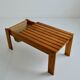 Vintage Brutalist coffee table/newspaper rack, 1960s/1970s