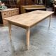 Farmhouse table spindle legs