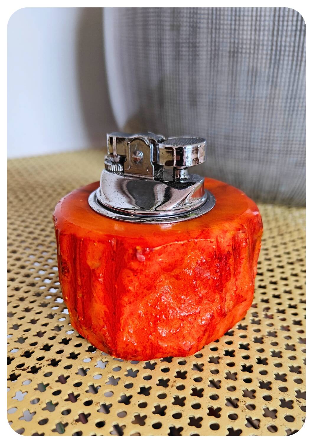 Briquet de table rouge Romano Bianchi
