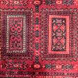 Vintage German carpet Baluch 71cm x 136cm 1960s