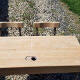 Double school desk