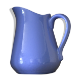 Ceramic blue pitcher