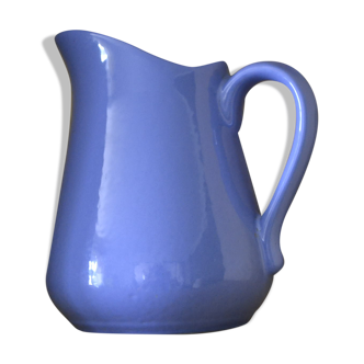 Ceramic blue pitcher