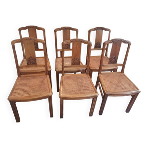 Chaises cannees