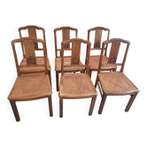 Caned chairs