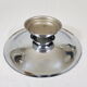 Cut with chrome brass fruit Art Deco Modernist Bauhaus