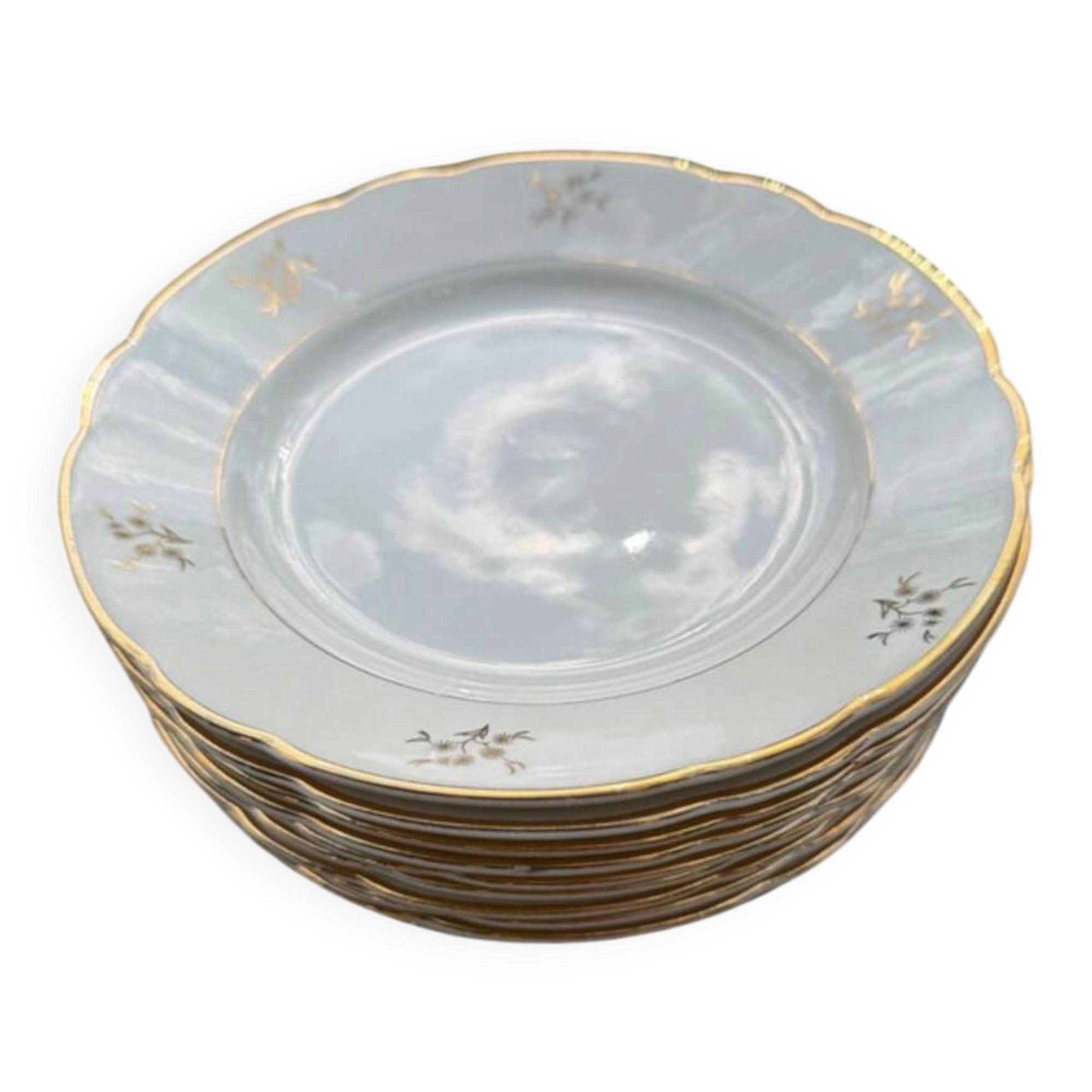 12 assiettes à dessert