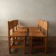 Chaises de salle à manger vintage Kotka Tomas Jelinek IKEA, en pin et cuir des années 1980, ensemble de 6.