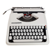 Hermes Baby portable typewriter , beige , functional , new ribbon
