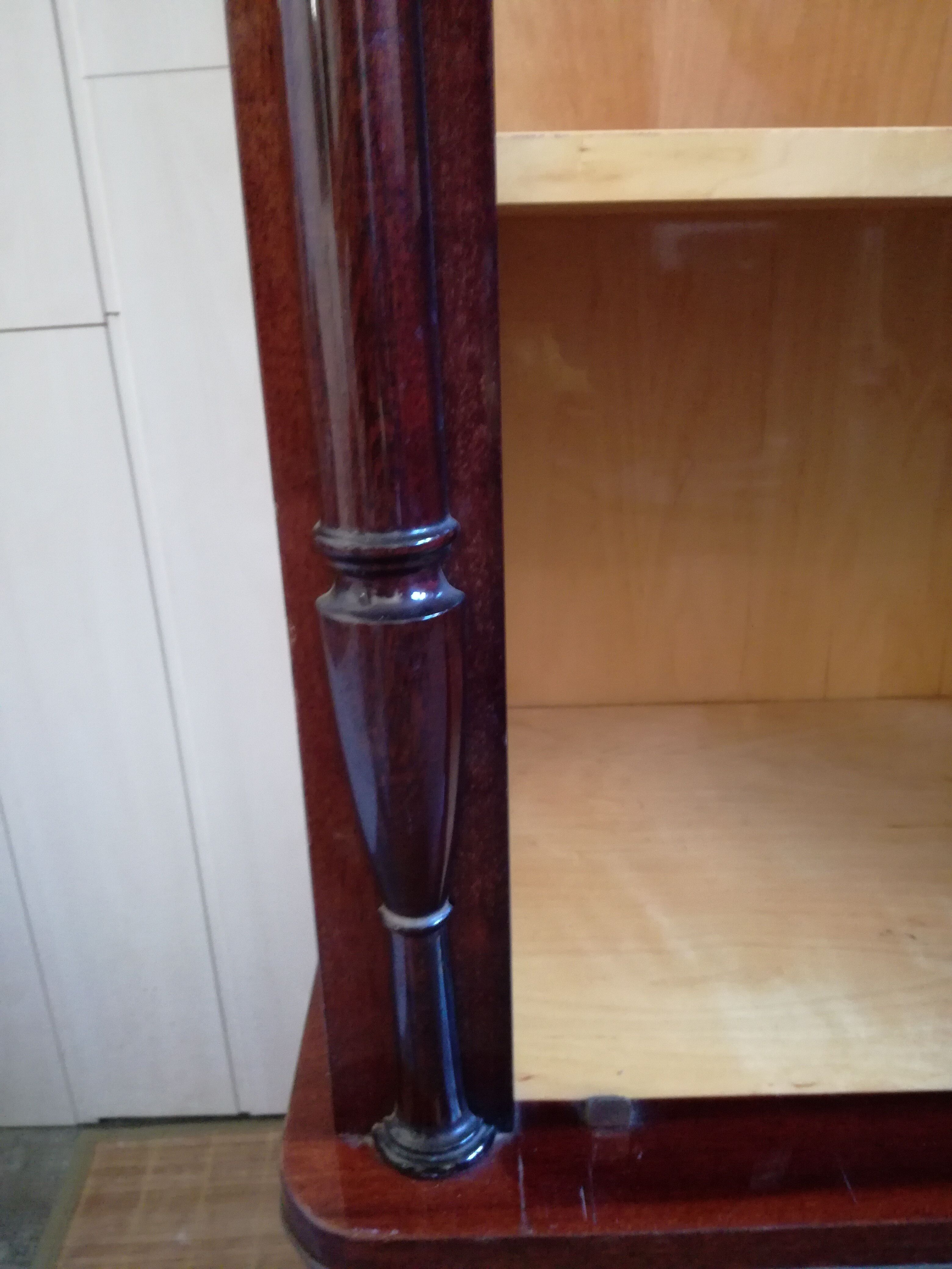 Showcase Louis XVI style mahogany