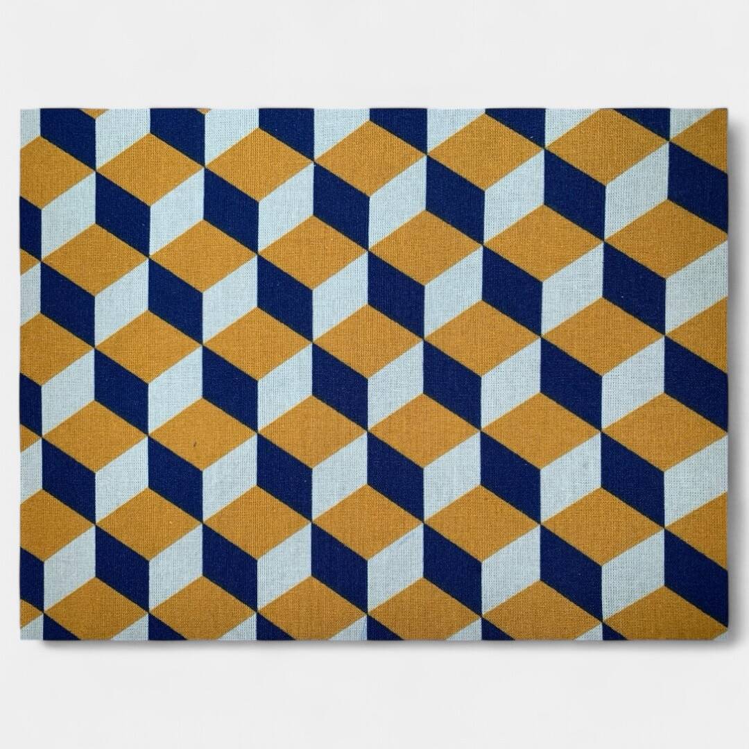 Vintage rattan chiffonier with compass feet 1950