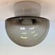 Small glass design wall or ceiling lamp, flush mount, 1970s
