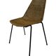 Chaise de bureau vintage en rotin Gian Franco Legler des années 1950