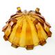 Bol à fruits Art Déco, en verre, Val Saint Lambert, Belgique, années 1950