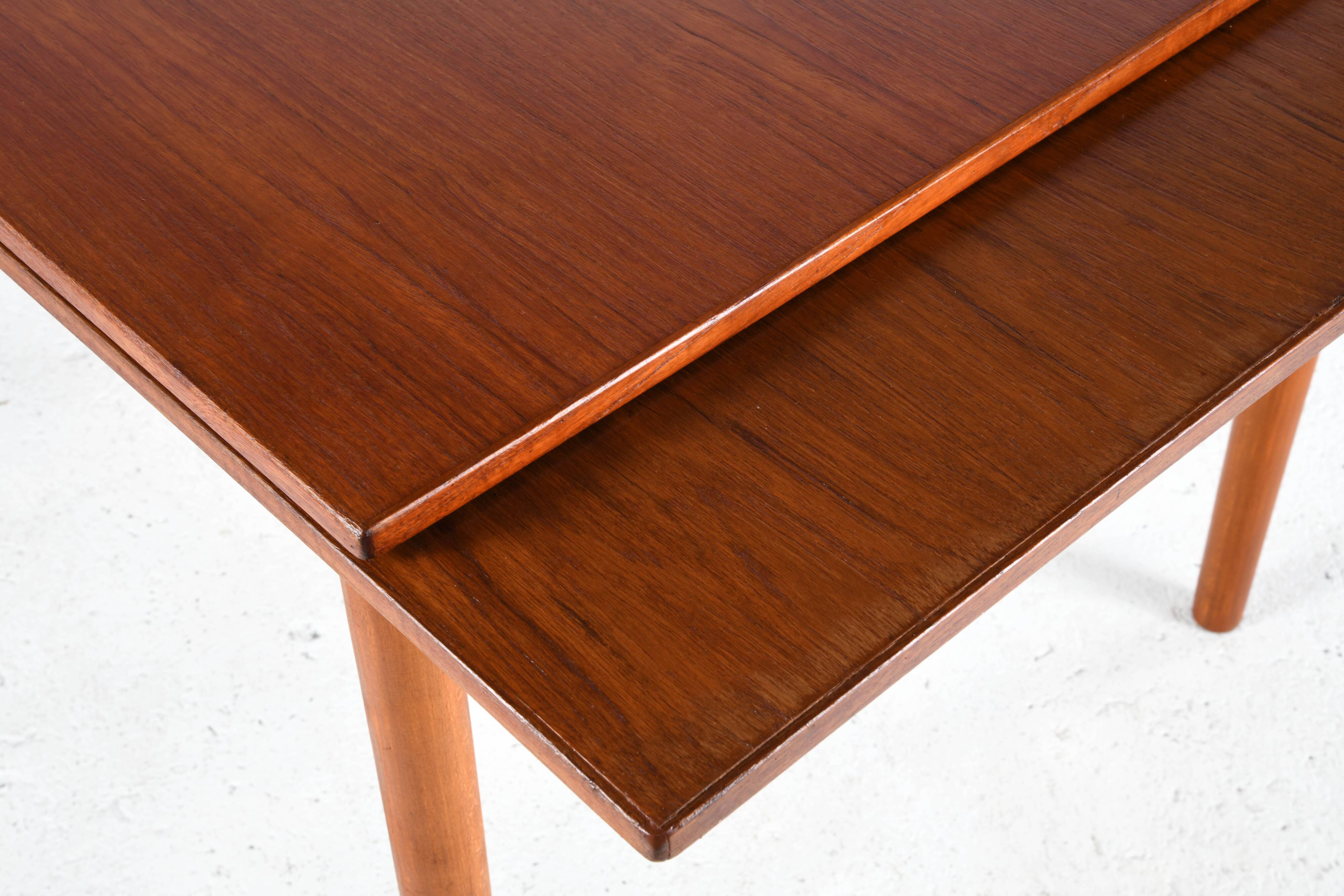 Table à manger extensible scandinave en teck