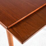Scandinavian extendable teak dining table