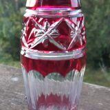 Bohemian crystal vase