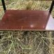 Bedside table or nightstand Formica brown 60s vintage
