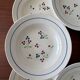 Set of 8 vintage Lunéville deep plates model Odile – bay decoration