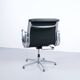 SOFT PAD CHAIR EA 217 EAMES BLACK LEATHER HERMAN MILLER PUBLISHED BY ICF 1970s