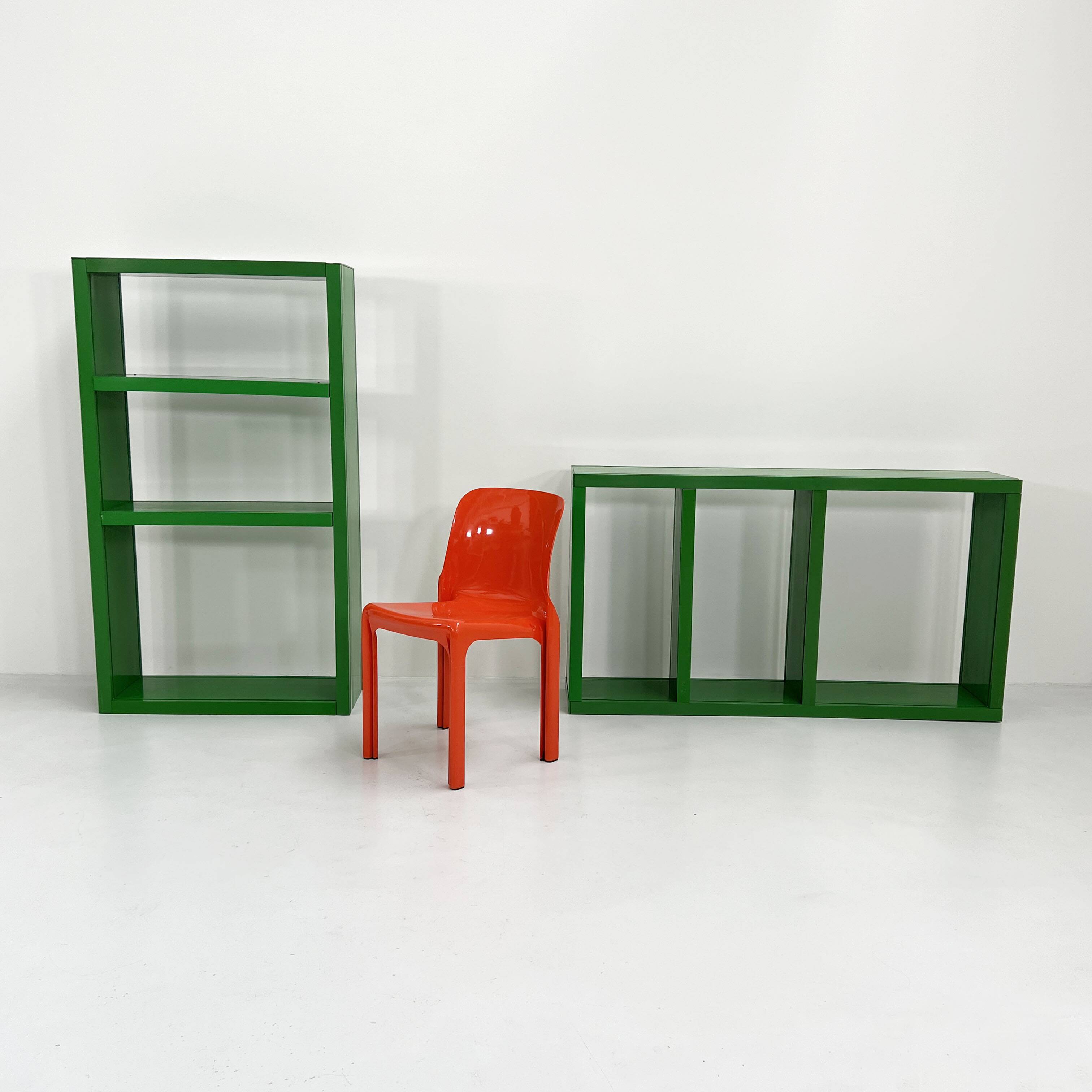 Green "Dodona 300" modular shelf by Ernesto Gismondi for Artemide, 1970