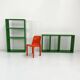 Green "Dodona 300" modular shelf by Ernesto Gismondi for Artemide, 1970