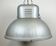 Large Oval Industrial Polish Factory Pendant Lamp from Predom Mesko, 1960s