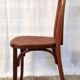 Chaise bistrot en bois courbé et cannage début XXème