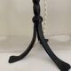 Wrought iron lamp, 2M fabric cable, cotton shade
