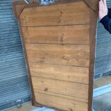 Classic mirror in gray painted wood