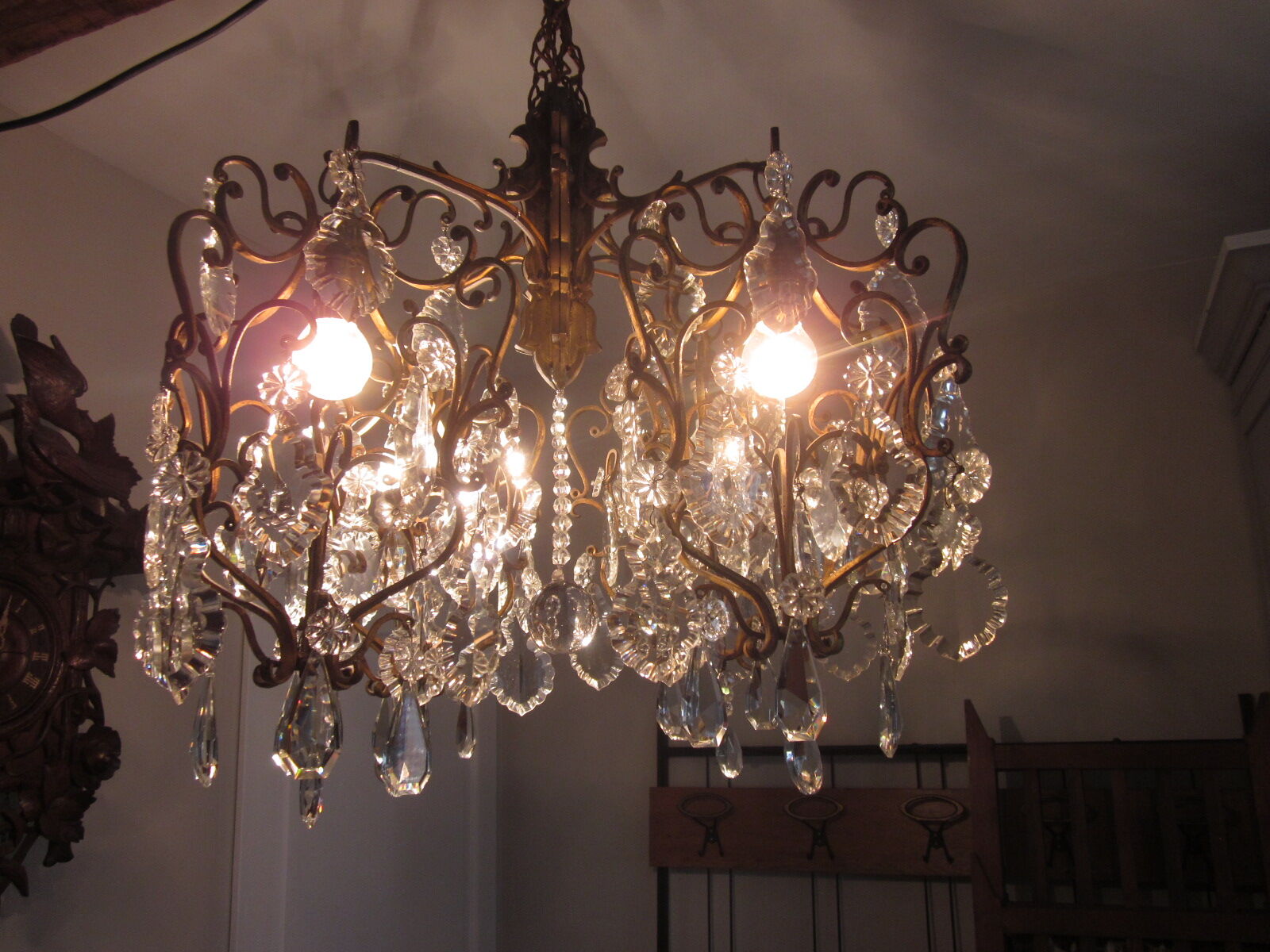 Stamps chandelier