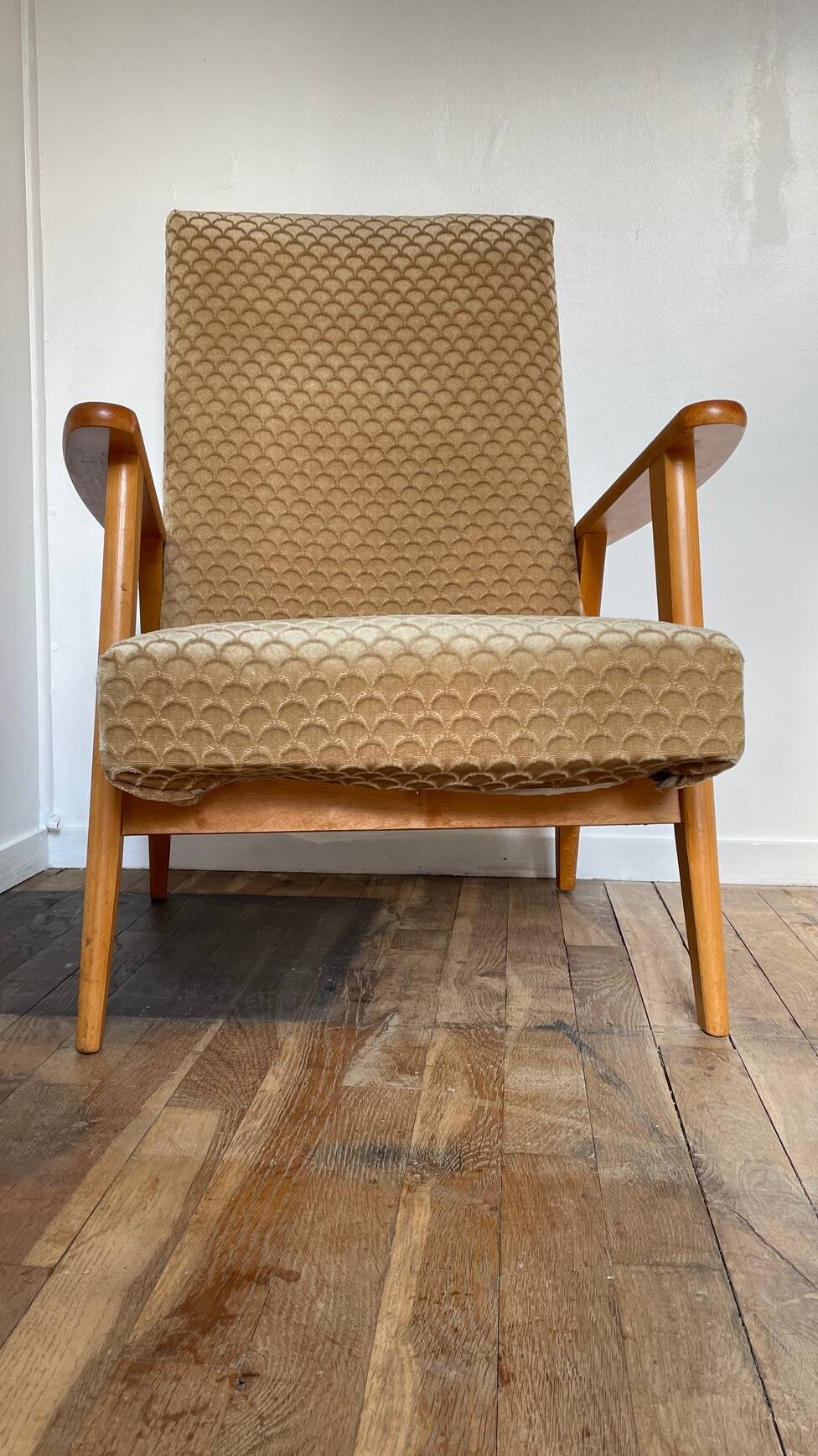 paire FAUTEUILS MANUCERE France Vintage