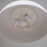 White pendant lamp, Danish design, production: Denmark