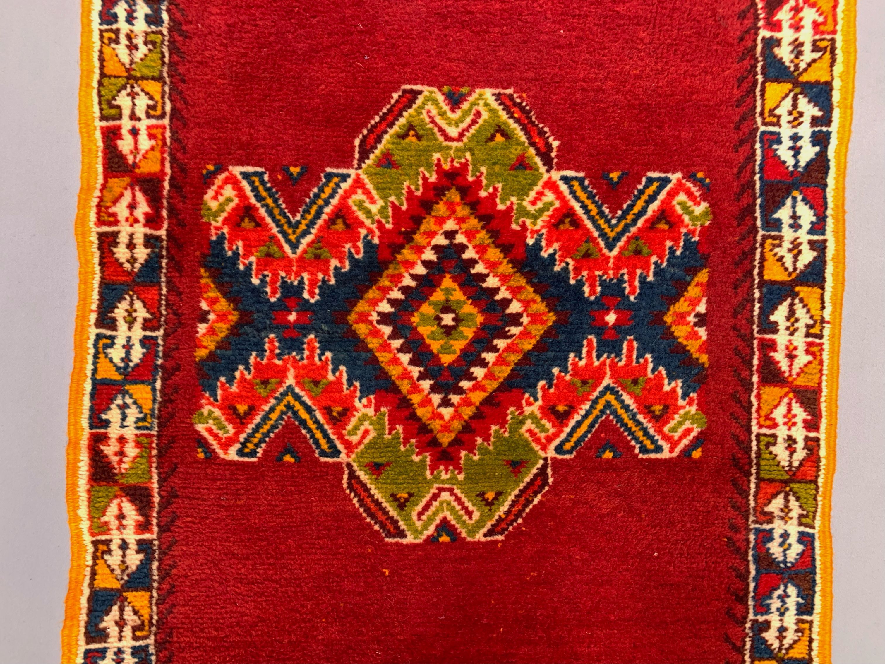 Vintage Moroccan Runner Rug 505x77 cm