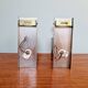 Pair of tubular chrome-plated metal wall sconces, 1970s