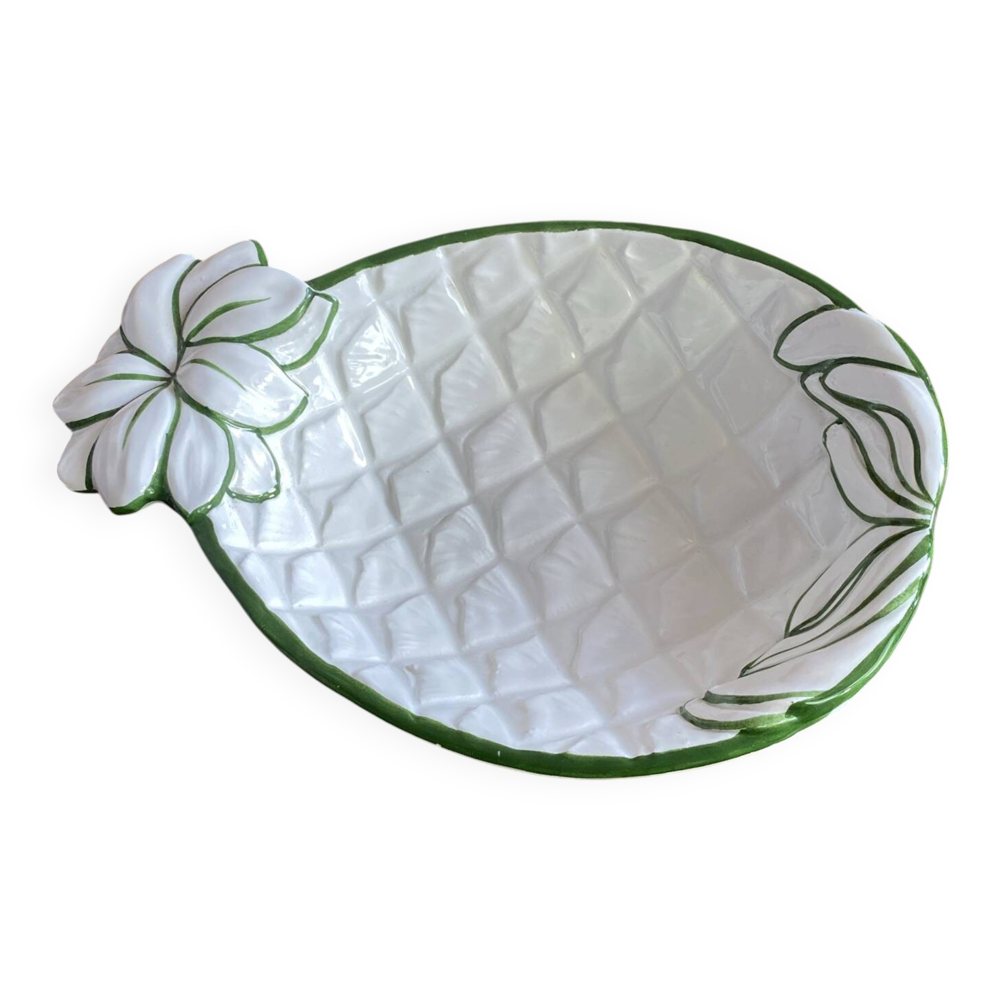 Ceramic pineapple plate