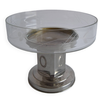 Art Deco Bowl with Fruit Attachment, 1930s