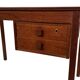 Vintage Danish teak compact Domino Mobler desk, 1960s