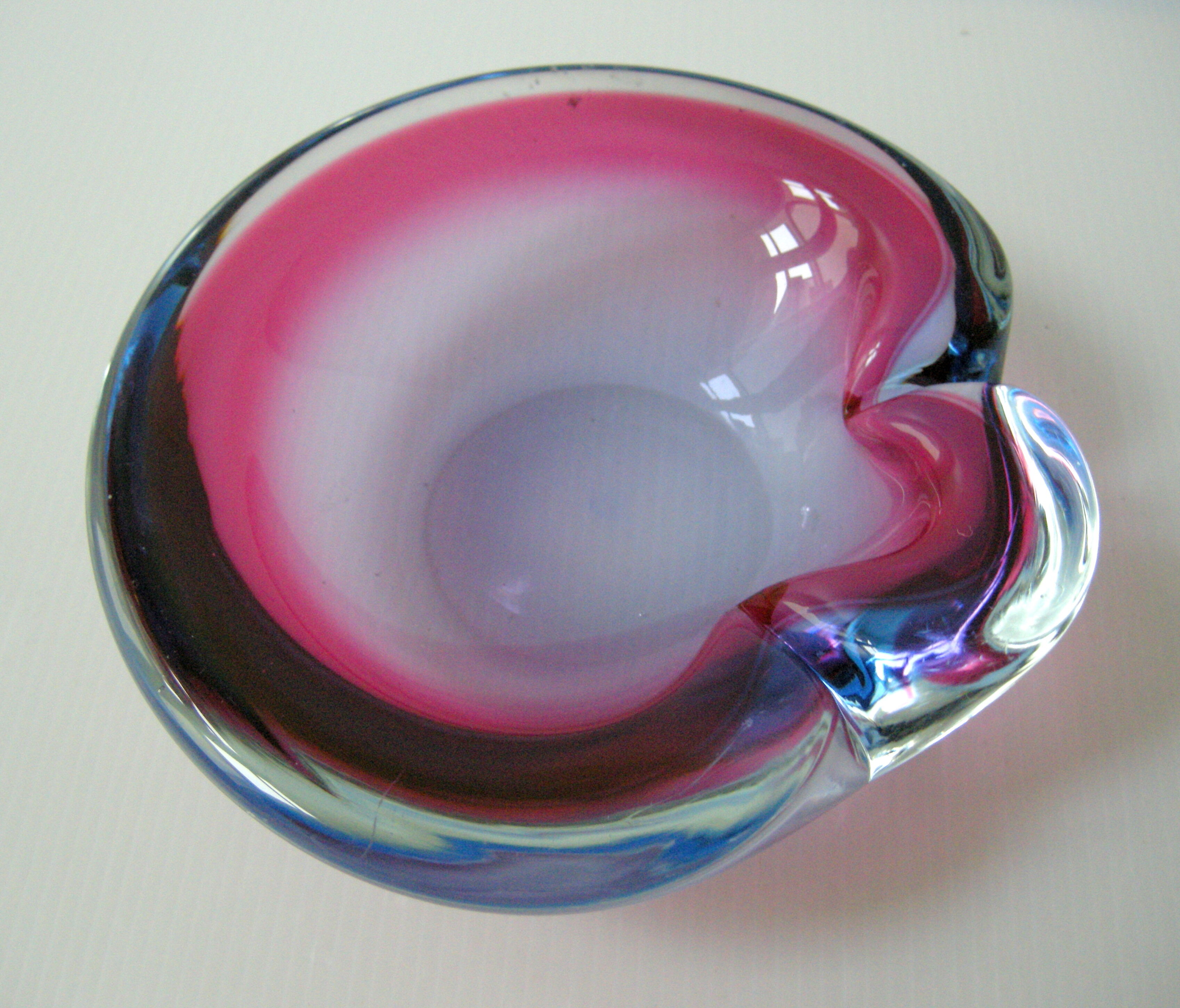 Vintage Murano glass ashtray