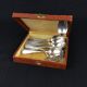 Set of 12 spoons in silver metal Apollo 18gr