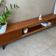 Vintage wooden sideboard from the 50s (shallow)