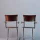 Paire de chaises Mücke Melder, Bauhaus tchèque 1930s