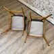Pair of stella chairs scandinavian design