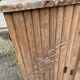 Art Deco vintage Parisian buffet renovated in solid wood and pink marble 123cm