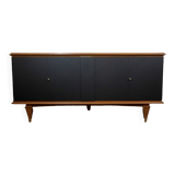 mahogany and black arbus sideboard