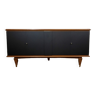 mahogany and black shrub sideboard