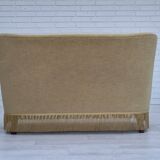 1970s, Danish 2 seater sofa, original condition, green furniture velour, beech wood legs.