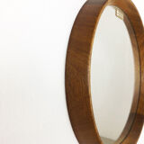 Oak wood mirror, 45cm, made in Germany