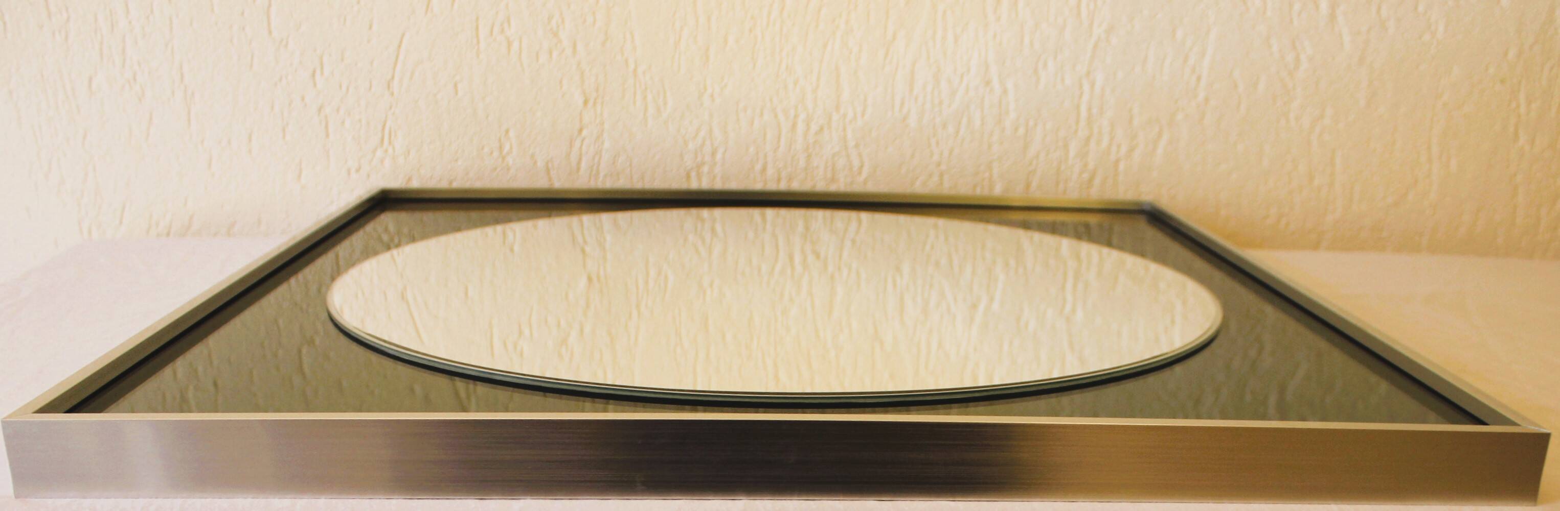 Knitter Duro Two-Tone Glass Mirror 70s